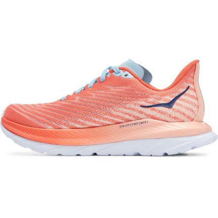 Hoka Mach 5 Running Shoes - Womens - Camellia/Peach Parfait