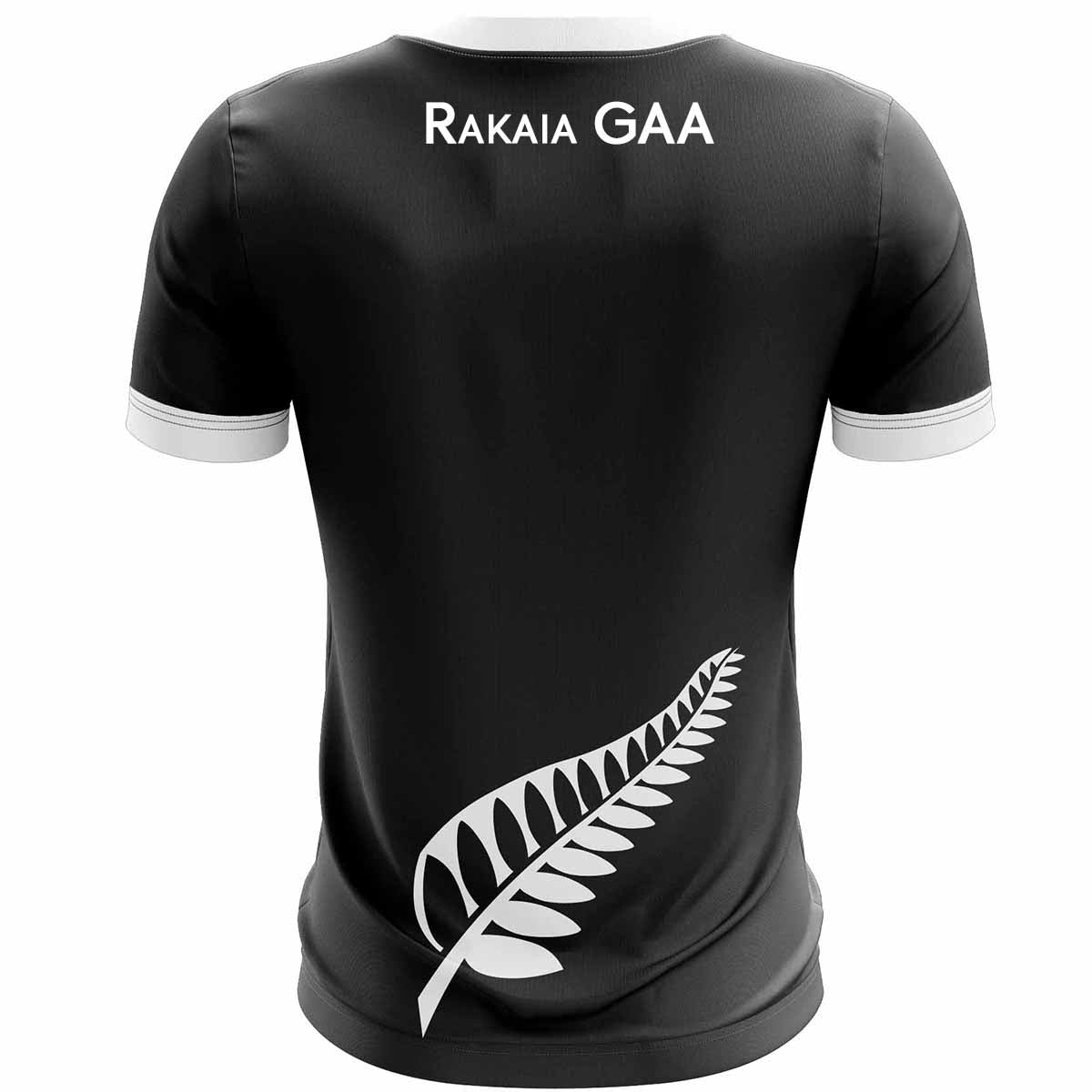 Mc Keever Rakaia GAA Outfield Jersey - Adult - Black/White