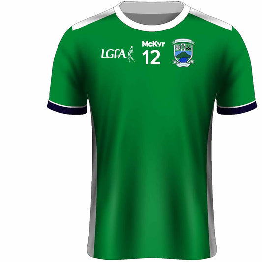 Mc Keever Shane O'Neills Camlough Numbered LGFA Playing Jersey - Adult - Green Player Fit