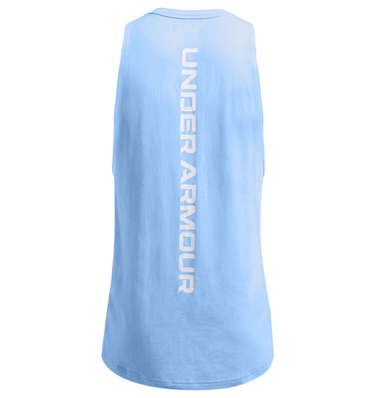 Under Armour Baseline Cotton Tank Top - Mens - Horizon Blue/Tech Blue