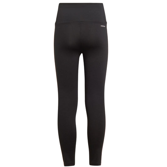 adidas 3 Stripe Essentials Tights - Girls - Black/Pink