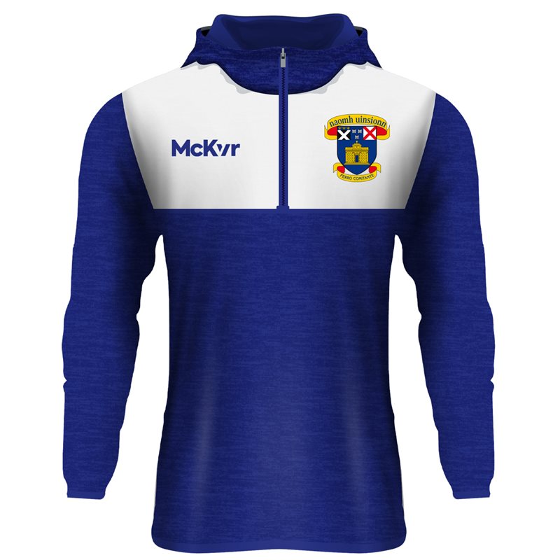 Mc Keever St Vincents GAA 1/4 Zip Hoodie - Mens - Royal/White