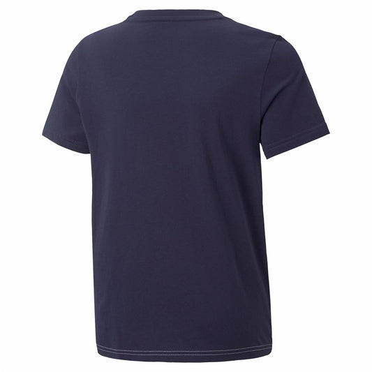 Puma Essentials+ Colourblock Tee - Boys - Peacoat