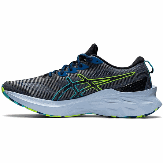 Asics Novablast 2 LE Running Shoes - Mens - Black/Hazard Green