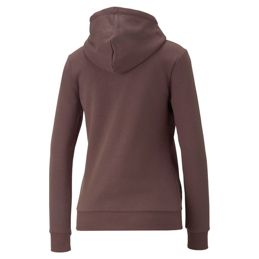 Puma Essentials Embroidery Fleece Hoodie - Womens - Dusty Plum