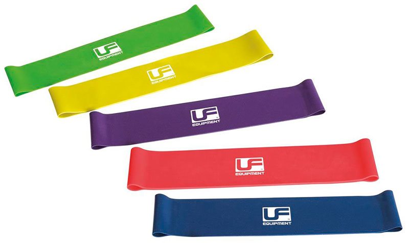 UFE Resistance Band Exercise Loops - Pack of 5 - All Resistances