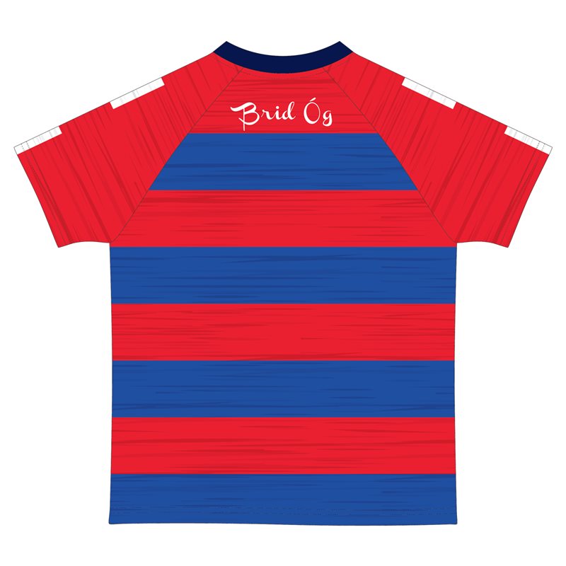 Mc Keever Brid Og Hooped Playing Jersey - Youth - Red/Blue