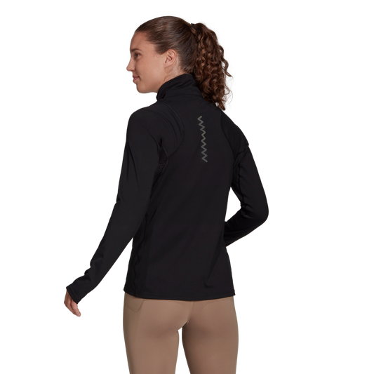 adidas Run Fast 1/2 Zip Running Top - Womens - Black