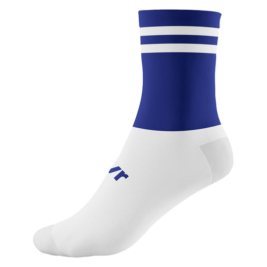 Mc Keever Pro Mid 2 Bar Socks - Adult - Royal/White