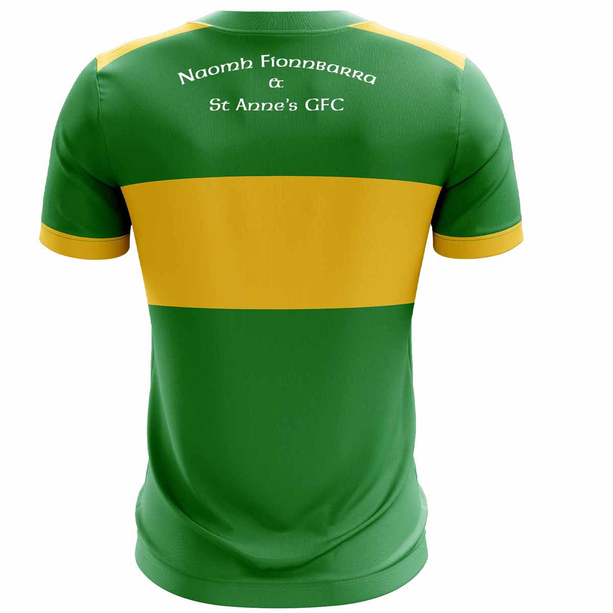Mc Keever Naomh Fionnbarra & St Anne's GFG Playing Jersey - Adult - Green/Gold Player Fit