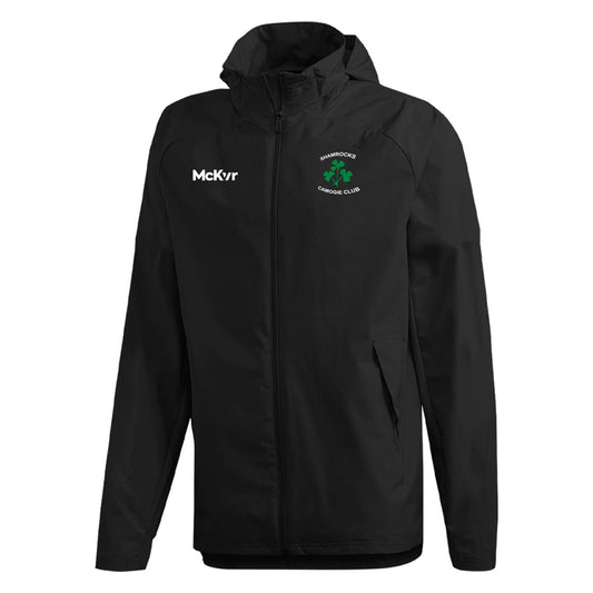 Mc Keever Shamrocks Camogie - Galway Core 22 Rain Jacket - Youth - Black