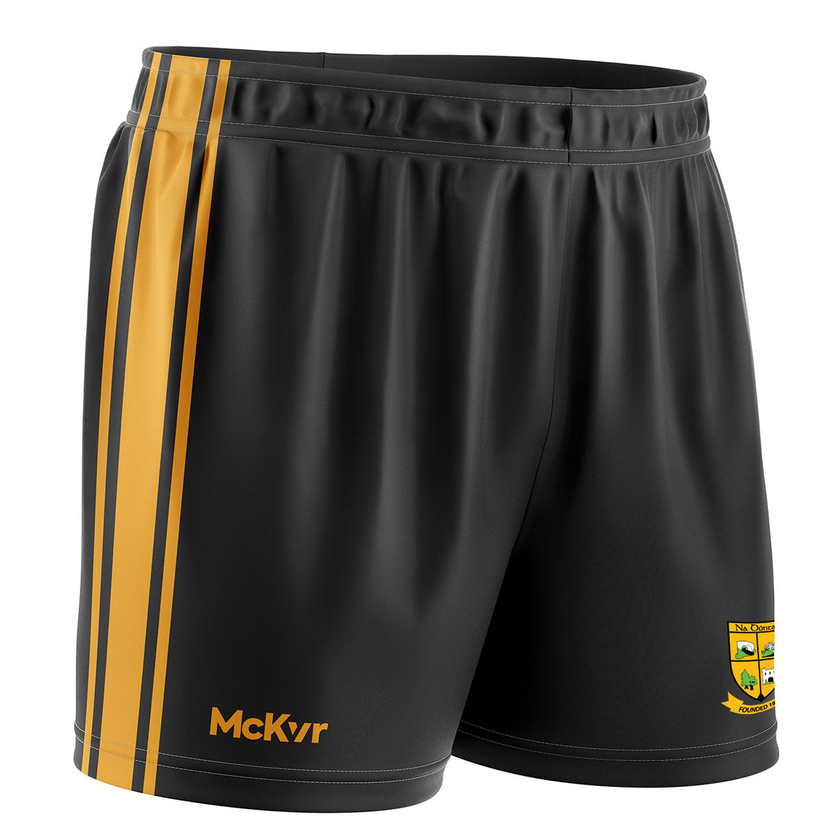 Mc Keever The Down's GAA, Westmeath Core 22 GAA Shorts - Youth - Black/Amber