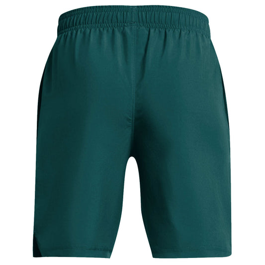 Under Armour Woven Wordmark Shorts - Boys - Hydro Teal/High Vis Yellow Youth X-Small