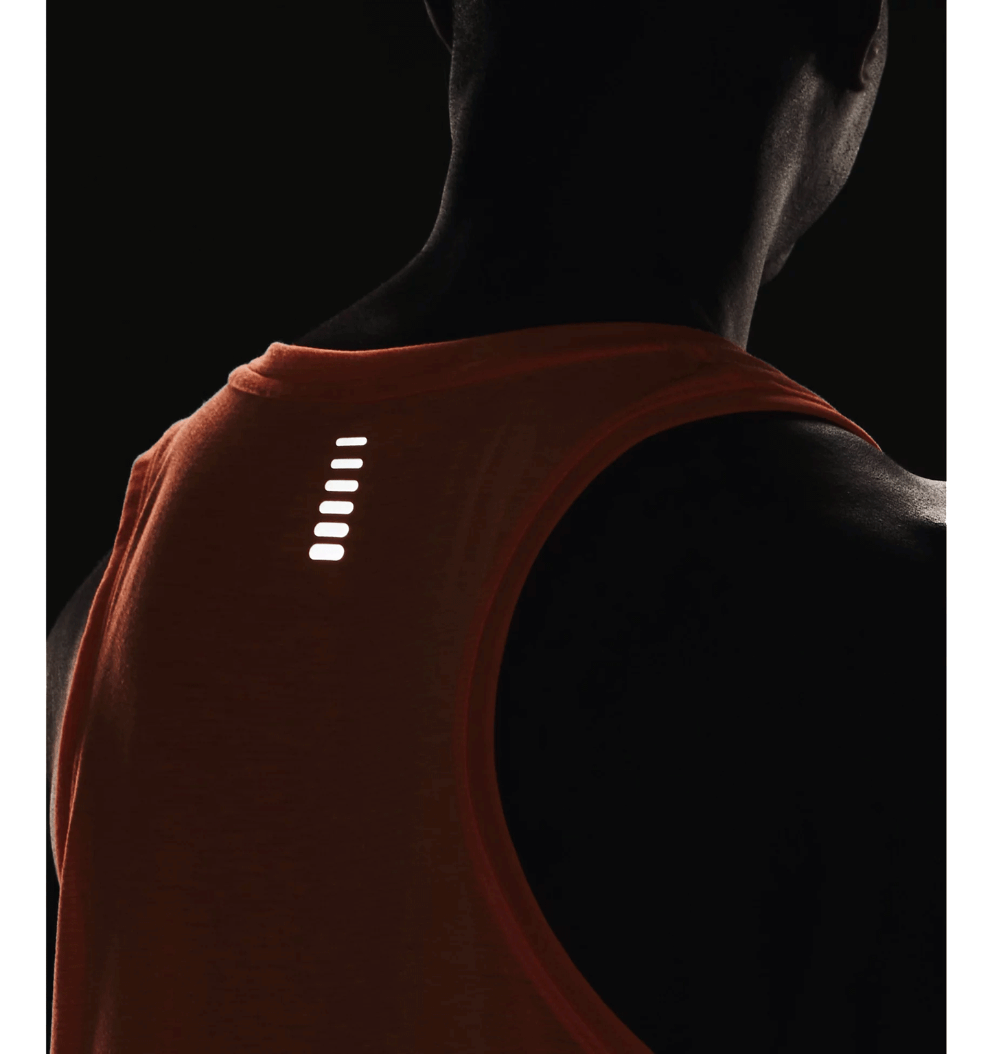 Under Armour Streaker Run Singlet - Mens - Orange Blast/Reflective