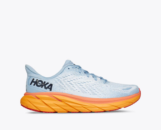 Hoka Clifton 8 Running Shoes - Womens - Summer Song/Ice Flow