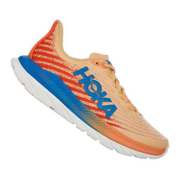 Hoka Mach 5 Running Shoes - Mens - Impala/Vibrant Orange