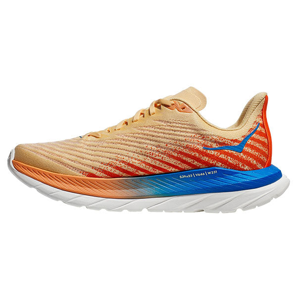 Hoka Mach 5 Running Shoes - Mens - Impala/Vibrant Orange