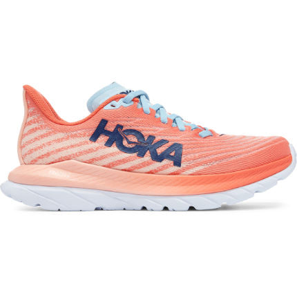 Hoka Mach 5 Running Shoes - Womens - Camellia/Peach Parfait