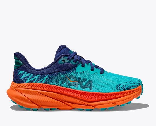 Hoka Challenger ATR 7 Running Shoes - Mens - Ceramic/Vibrant Orange