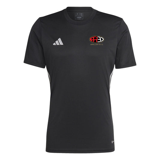 adidas Club Arklow RFC Tabela 23 Short Sleeve Tee - Youth - Black/White