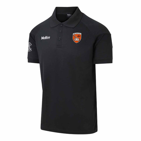 Mc Keever Armagh Camogie Official Core 22 Polo Top - Adult - Black