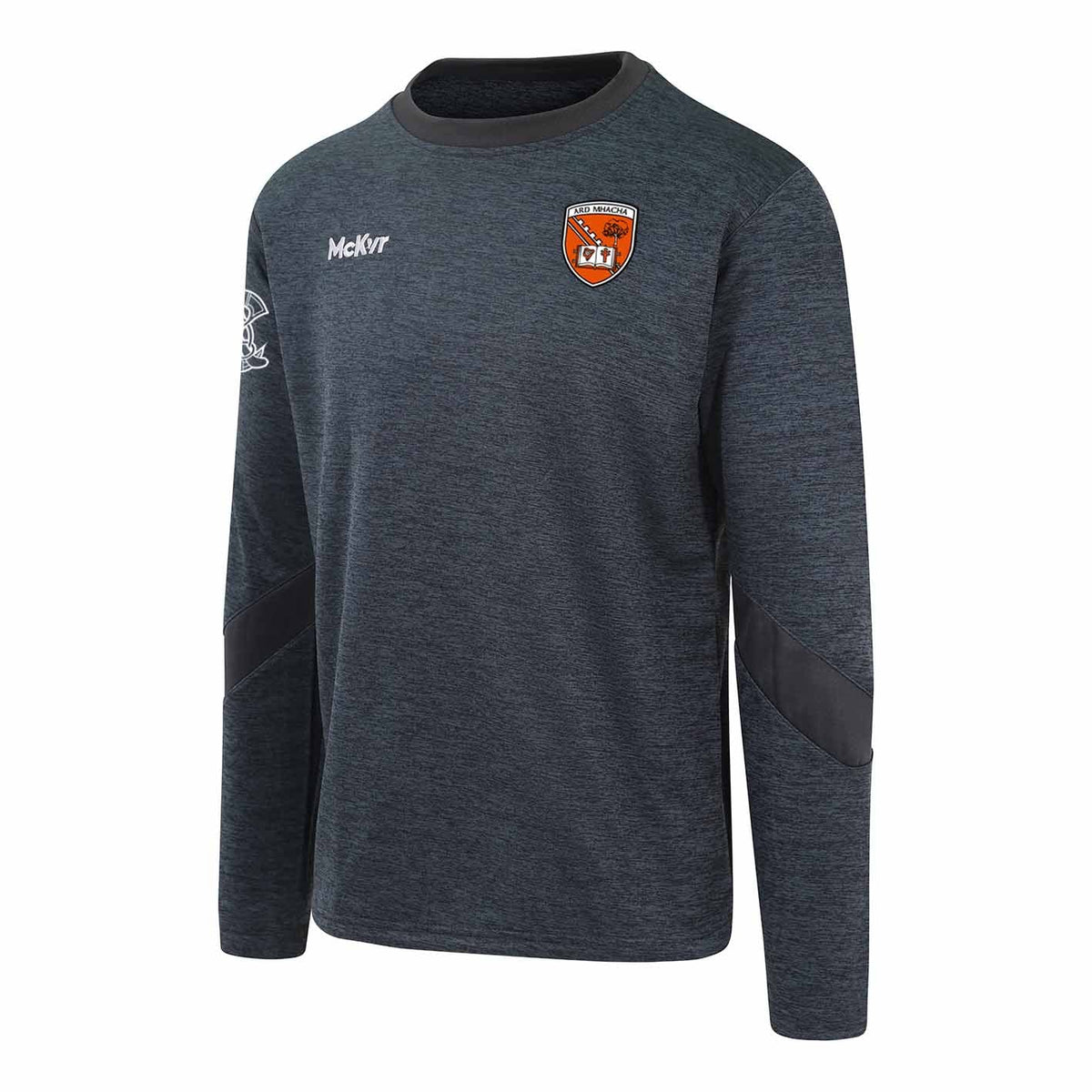 Mc Keever Armagh Camogie Official Core 22 Sweat Top - Youth - Charcoal