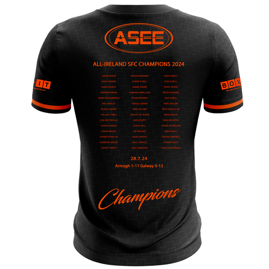 Mc Keever Armagh GAA Official All Ireland Winners Jersey - Womens - Black