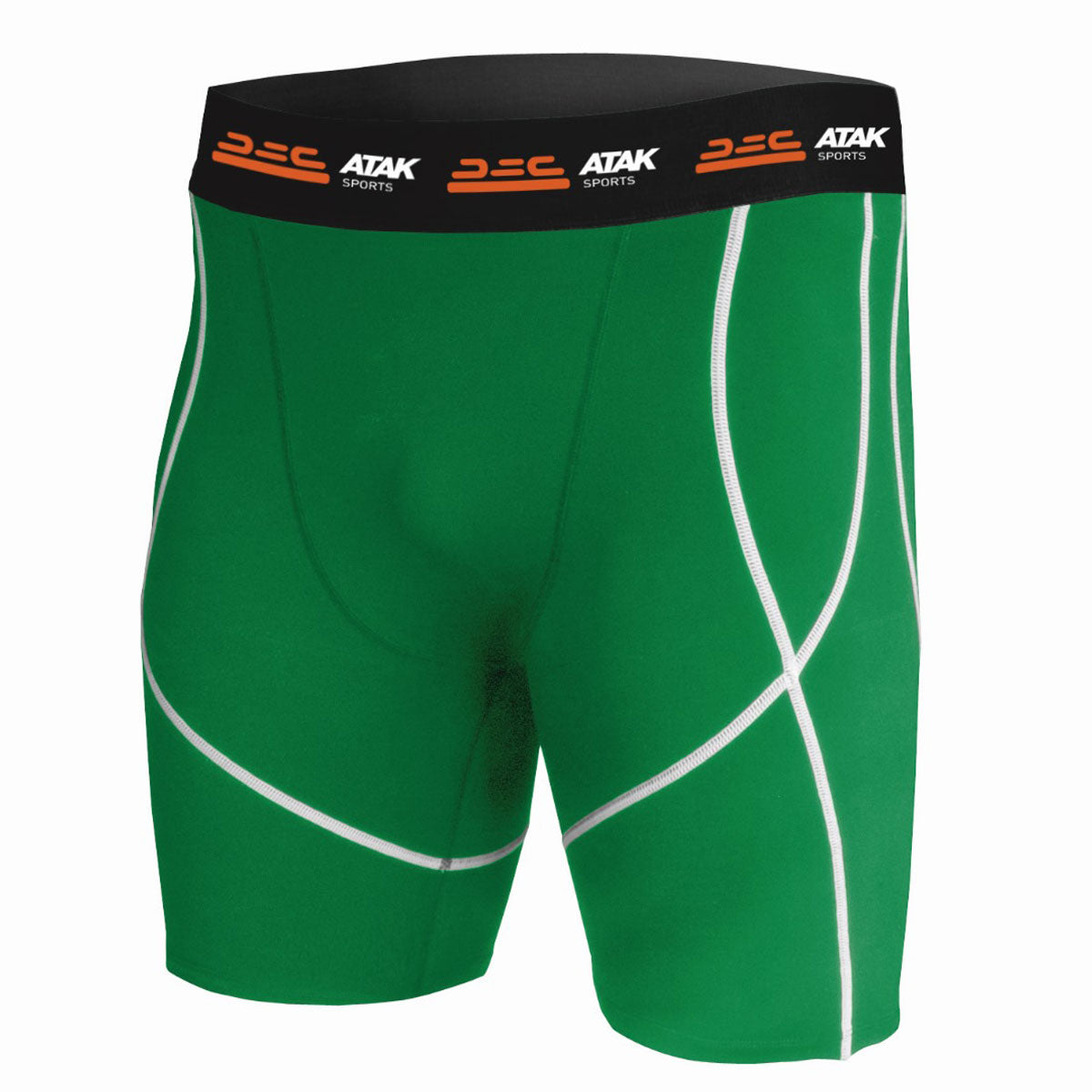 Atak Compression Shorts - Mens - Green