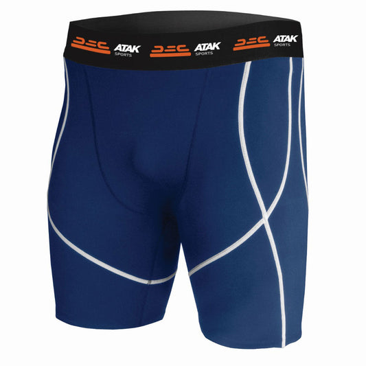 Atak Compression Shorts - Youth - Navy