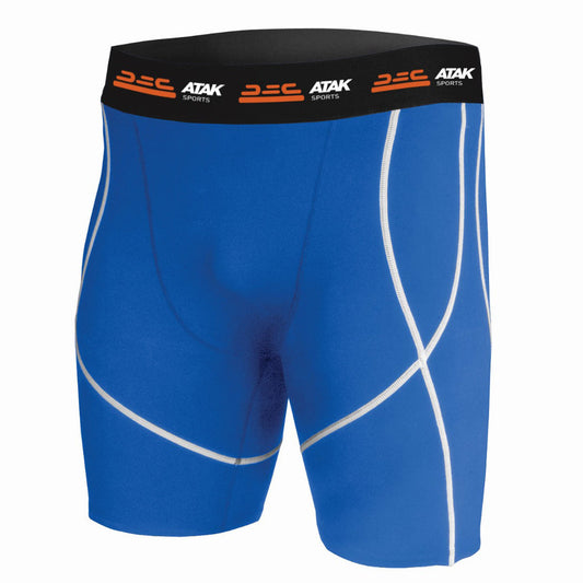 Atak Compression Shorts - Youth - Royal Blue