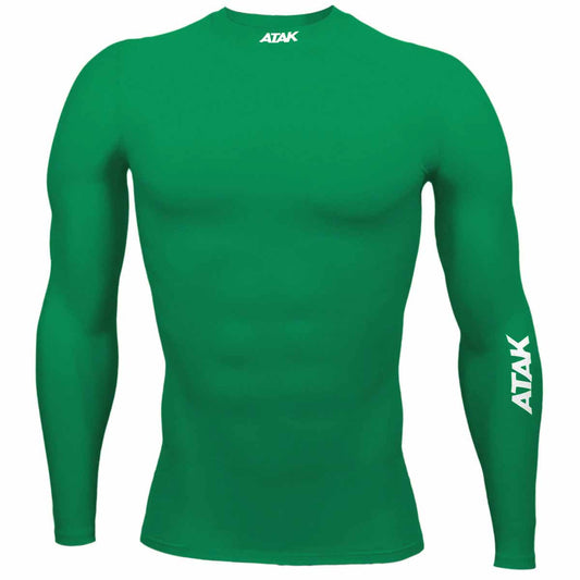 Atak Compression Recovery Long Sleeve Top - Adult - Green