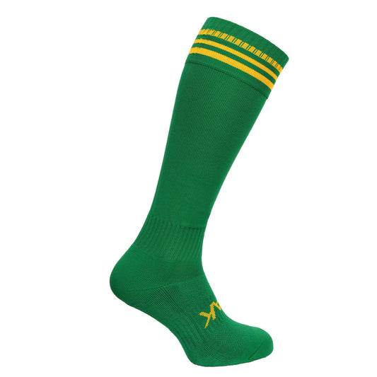 Atak 3 Bar Sports Socks - Adult - Green/Gold