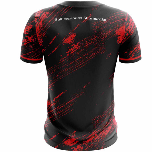 Mc Keever Bailieborough Shamrocks LGFA Training Jersey - Youth - Black/Red