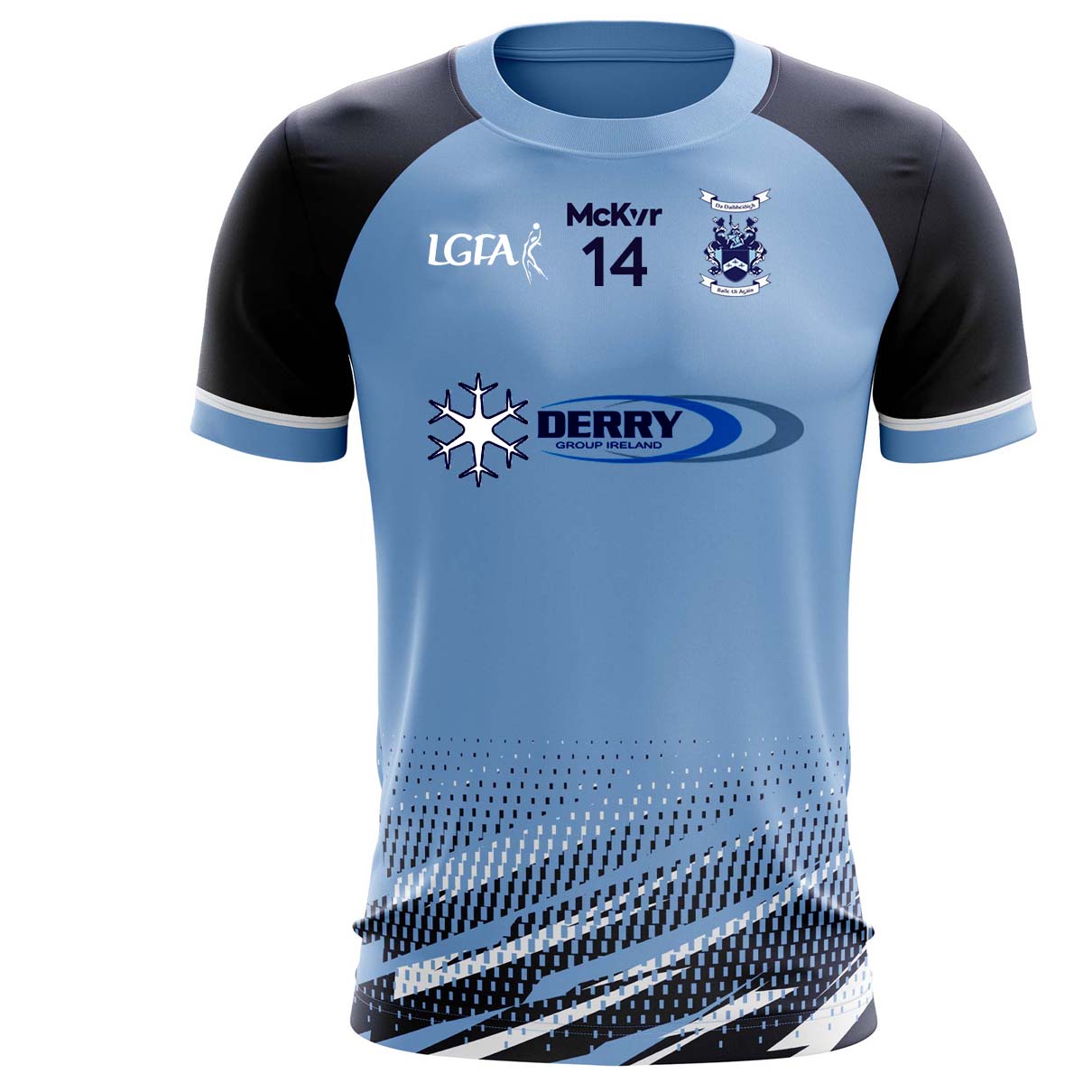 Mc Keever Ballyhegan Davitts LGFA Numbered Playing Jersey - Womens - Blue