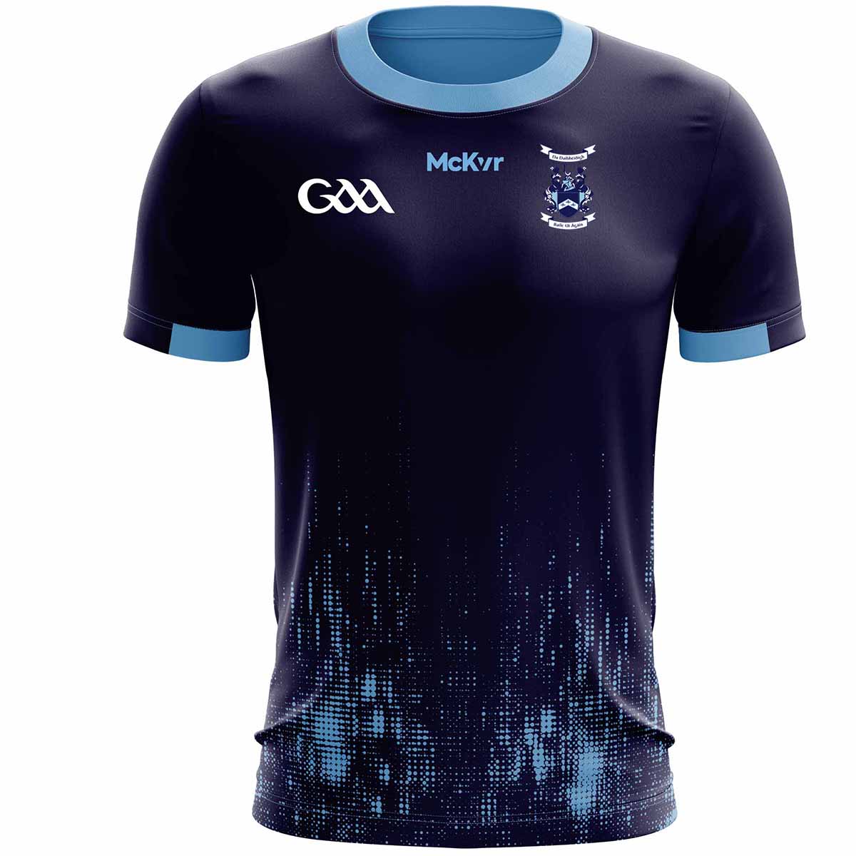 Mc Keever Ballyhegan Davitts GAA Training Jersey - Womens - Navy Glitch