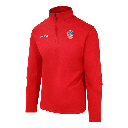 Mc Keever Ballinascarthy Camogie Core 22 1/4 Zip Top - Adult - Red