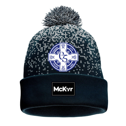 Mc Keever Clan Na Gael CLG Core 22 Bobble Hat - Youth - Navy/Grey