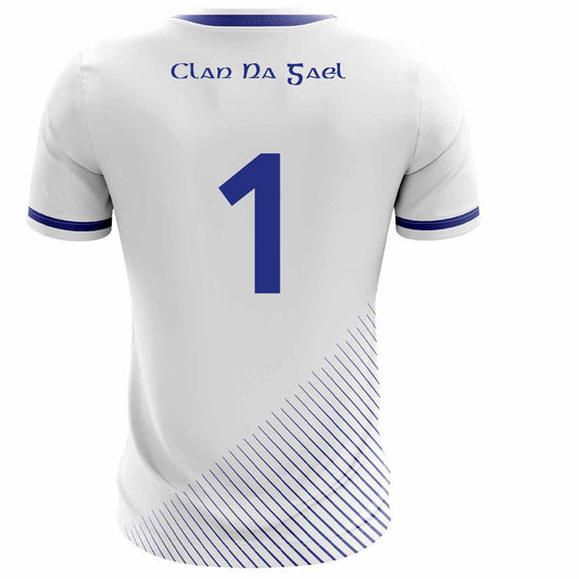 Mc Keever Clan Na Gael CLG Numbered Goalkeeper Jersey - Womens - White/Royal