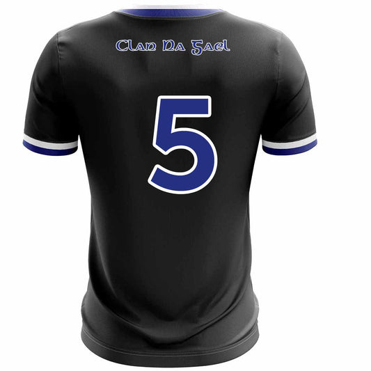 Mc Keever Clan Na Gael CLG Numbered Away Jersey - Adult - Black/Royal