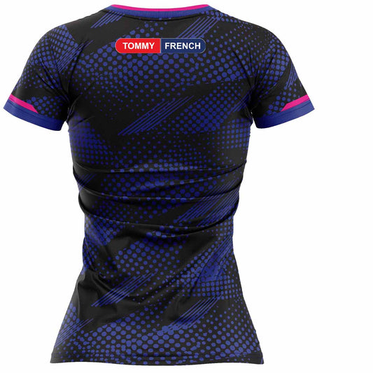 Mc Keever Clan Na Gael LGFA Training Jersey - Adult - Black/Royal/Pink Player Fit