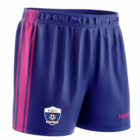 Mc Keever East Meath United FC Playing Short - Womens - Royal/Pink