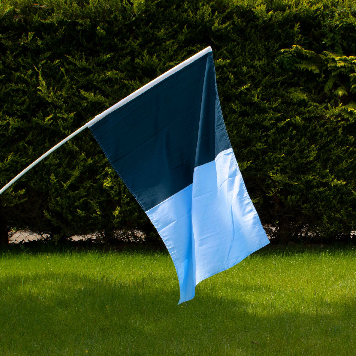 Mc Keever Sports Navy/Sky Half and Half Flag