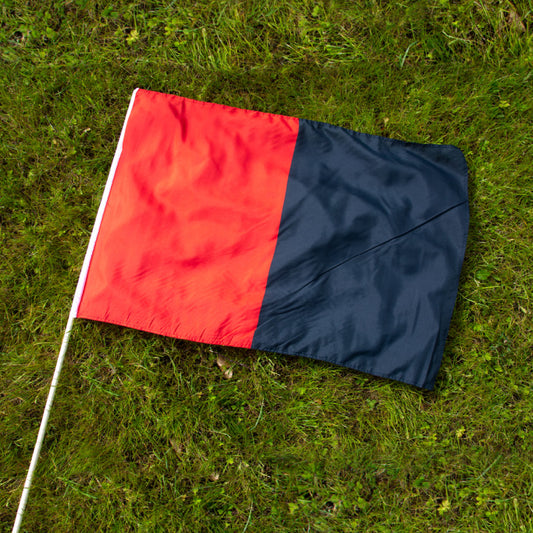 The GAA Store Red/Black Half and Half Flag