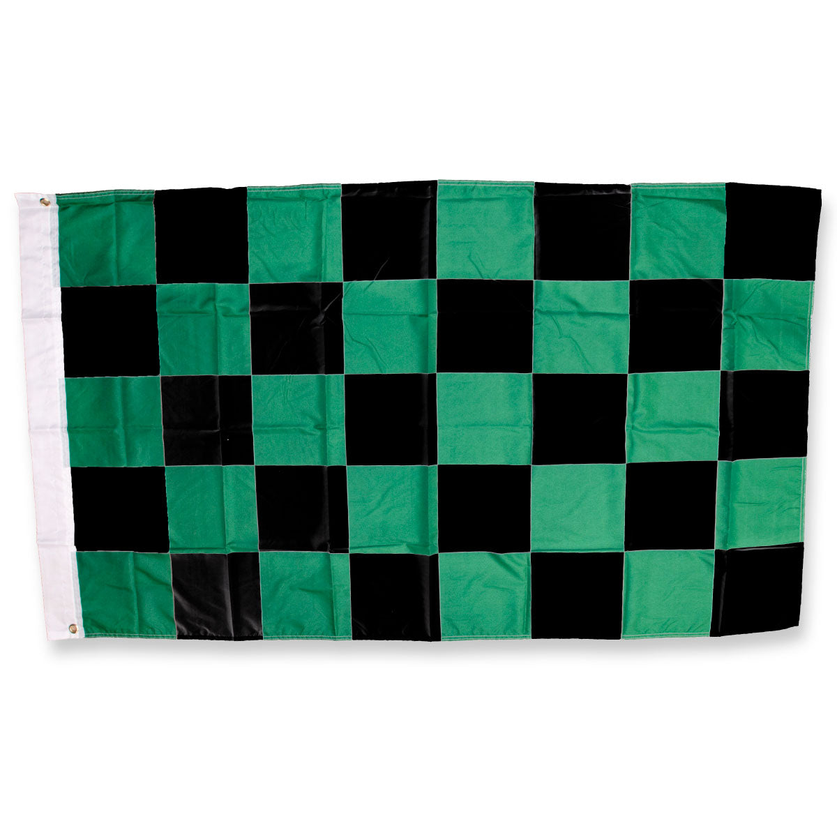 The GAA Store Black/Green 5' x 3' Chequered Flag