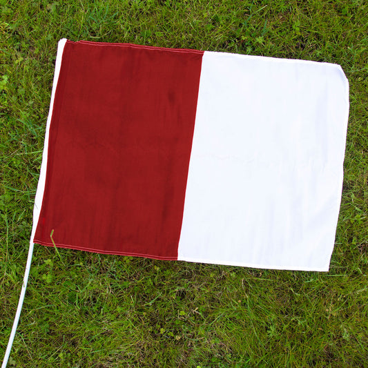 The GAA Store Maroon/White Half and Half Flag