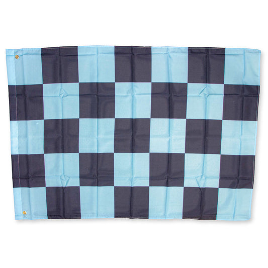 The GAA Store Navy/Sky Blue 5' x 3' Chequered Flag