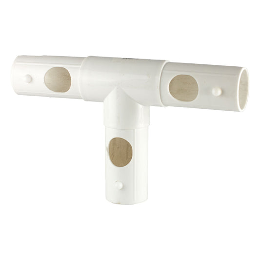 The GAA Store 10x6ft 12x6ft & 8x5ft - Part No.11 - Goalpost Part T-Piece 3 clips - Plastic