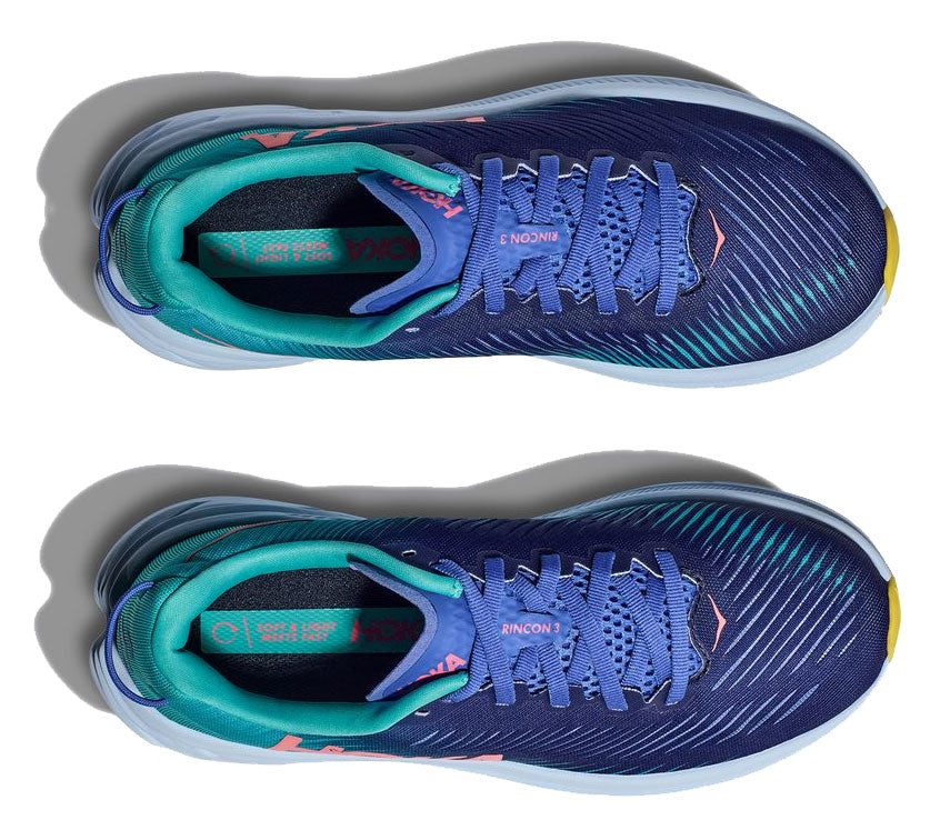 Hoka Rincon 3 Running Shoes - Womens - Bellwether Blue/Ceramic