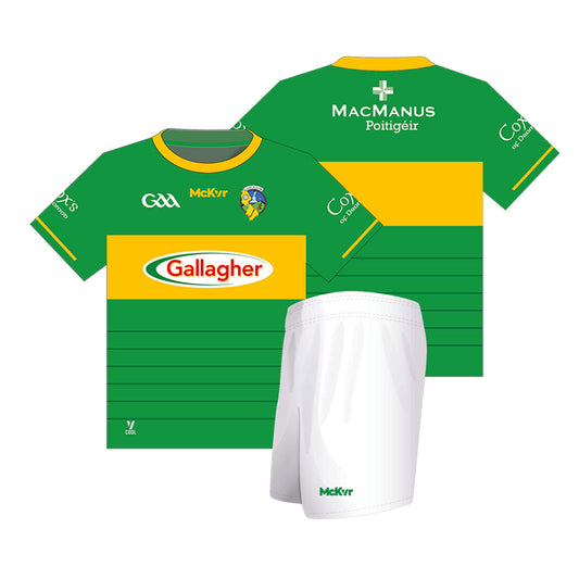 Mc Keever Leitrim GAA Official Home Mini Kit - Kids - Green