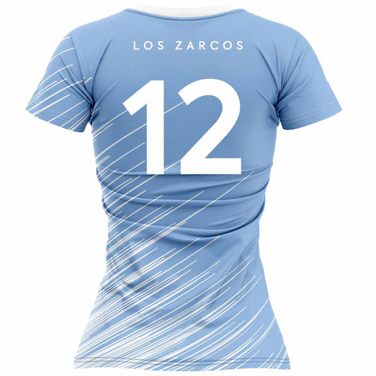 Mc Keever Los Zarcos FC Numbered Playing Jersey - Womens - Sky